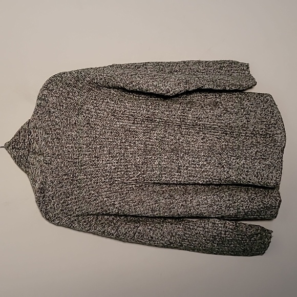 Cabi Travel Cardigan Sz M Heathered Green Chunky Preppy - Picture 9 of 12